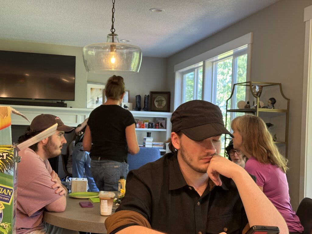 "Waiting on makeup!"